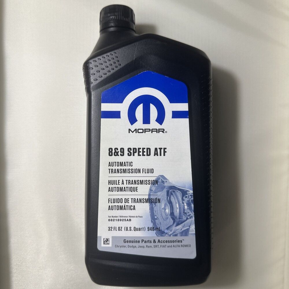 68218925AB Mopar Jeep Ram Chrysler ZF 8 & 9 SPEED ATF TRANSMISSION FLUID 1QUART